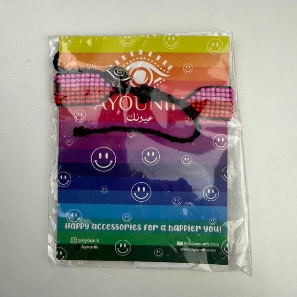 Ayounik Womens Colorful Beaded MAMA Adjustable Love String Bracelet - Picture 6 of 6